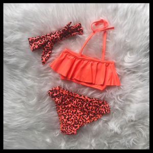 Bikini leopard Orange